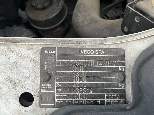 2010 iveco daily - trekhaak - afbeelding 43 van  59