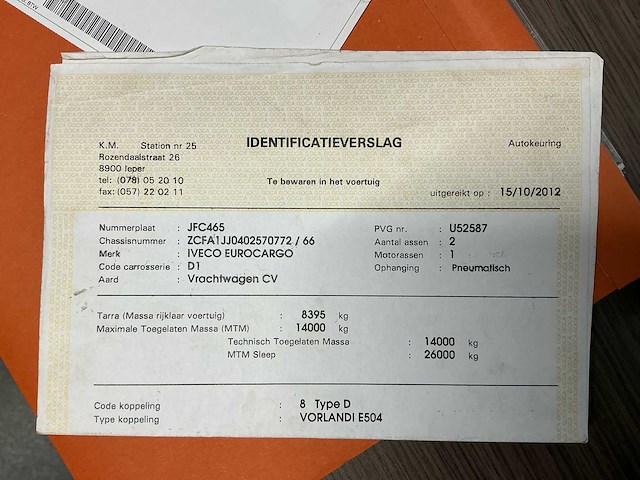 2010 iveco eurocargo vrachtwagen - afbeelding 28 van  28