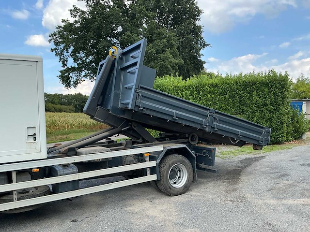 2010 iveco ml 130e 25d vrachtwagen met ang containerhaaksysteem en laadbak - afbeelding 20 van  41