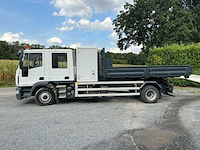 2010 iveco ml 130e 25d vrachtwagen met ang containerhaaksysteem en laadbak - afbeelding 12 van  41
