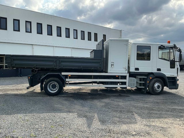 2010 iveco ml 130e 25d vrachtwagen met ang containerhaaksysteem en laadbak - afbeelding 38 van  41