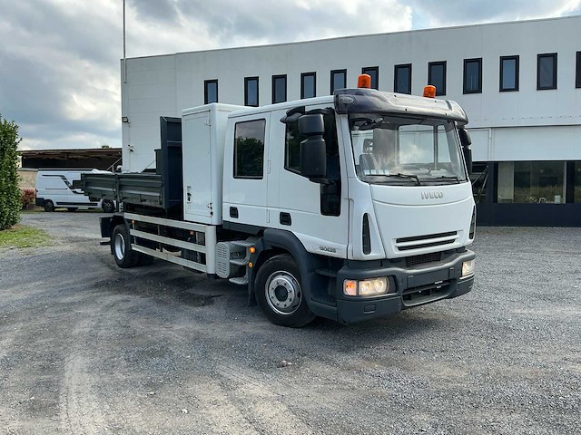 2010 iveco ml 130e 25d vrachtwagen met ang containerhaaksysteem en laadbak - afbeelding 39 van  41