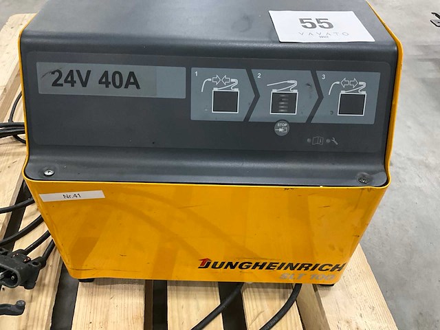 2010 jungheinrich slt 100 acculader - afbeelding 6 van  6