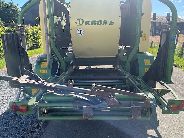 2010 krone comprima cv 150 xc ronde balenmachine + wrapper - afbeelding 2 van  48