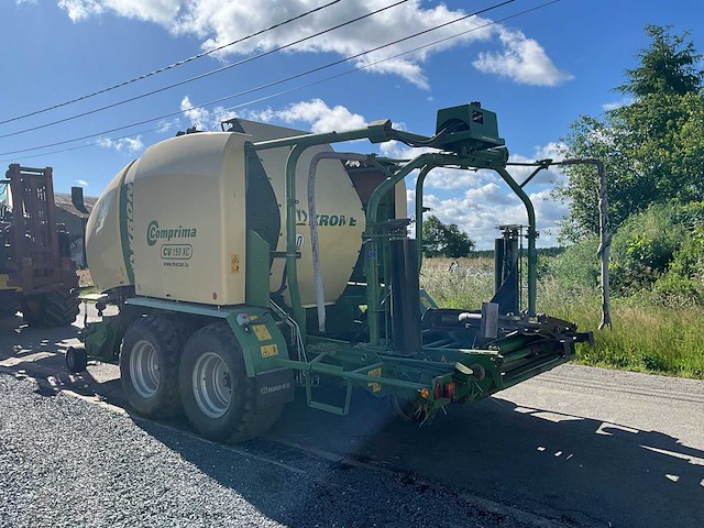 2010 krone comprima cv 150 xc ronde balenmachine + wrapper - afbeelding 23 van  48