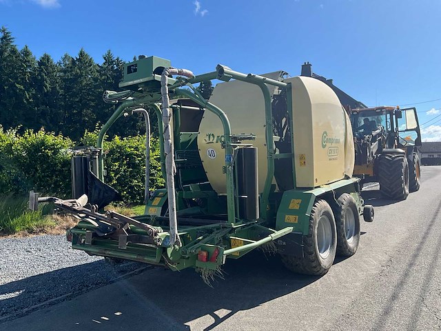 2010 krone comprima cv 150 xc ronde balenmachine + wrapper - afbeelding 44 van  48
