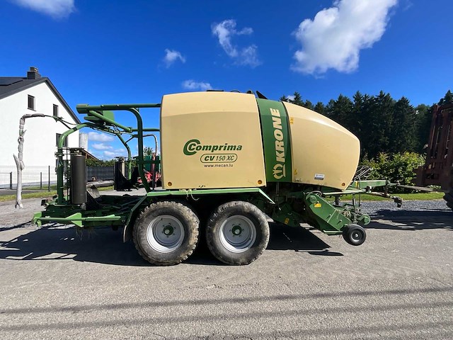 2010 krone comprima cv 150 xc ronde balenmachine + wrapper - afbeelding 45 van  48