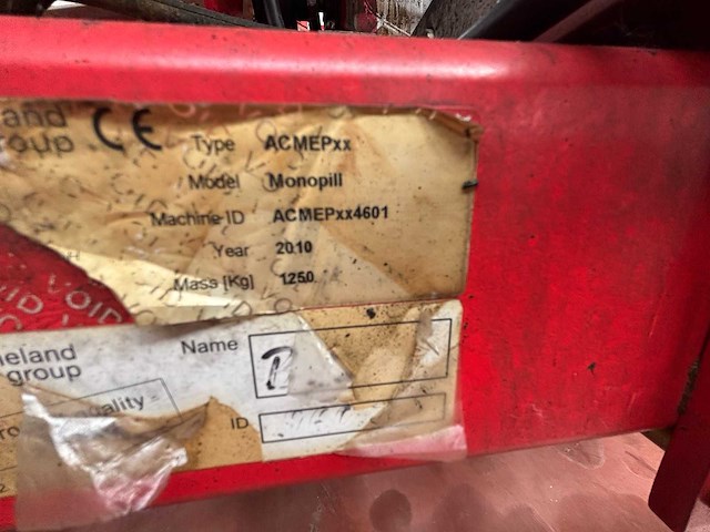 2010 kverneland monopill acmepxx precisiezaaimachine - afbeelding 6 van  8