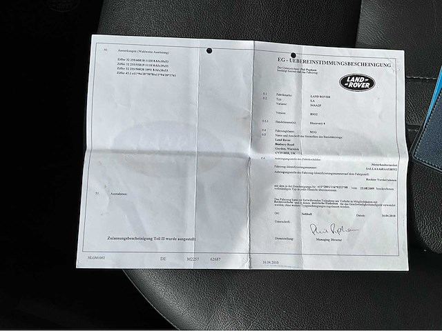 2010 land rover discovery 4 b502 auto - afbeelding 32 van  40