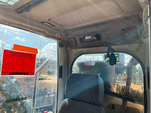 2010 liebherr r924 compact litronic rupsgraafmachine - afbeelding 15 van  46