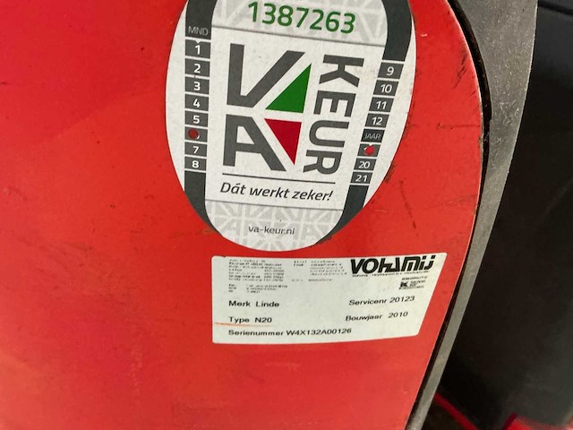 2010 linde n20 overige hijs- en heftechniek - afbeelding 9 van  15