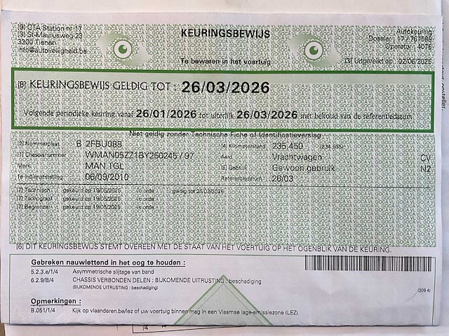 2010 man tgl vrachtwagen - afbeelding 34 van  41