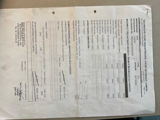 2010 man tgl vrachtwagen - afbeelding 10 van  12