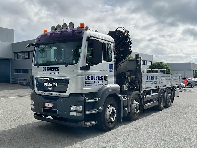 2010 man tgs 35.360 vrachtwagen met hiab kraan - afbeelding 1 van  79