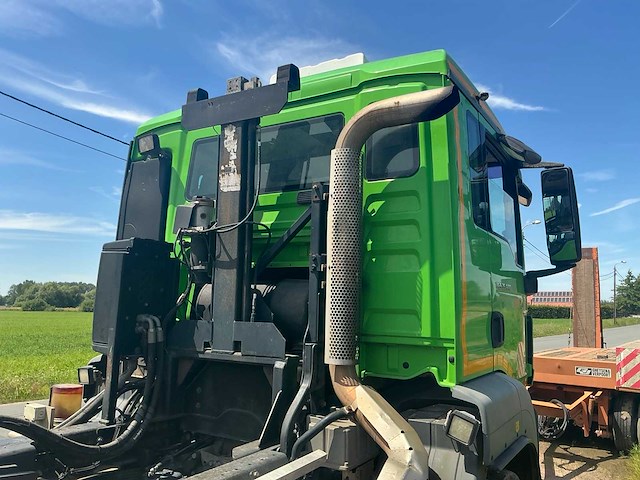 2010 man tgs 35.440 vrachtwagen met container haak - afbeelding 7 van  28