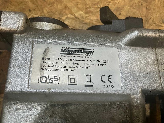 2010 mannesmann 12590 boormachine - afbeelding 3 van  3