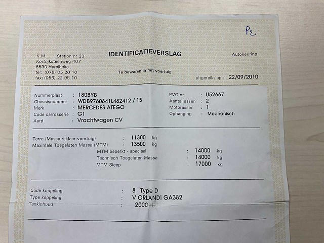 2010 mercedes-benz atego autopomp - afbeelding 49 van  54
