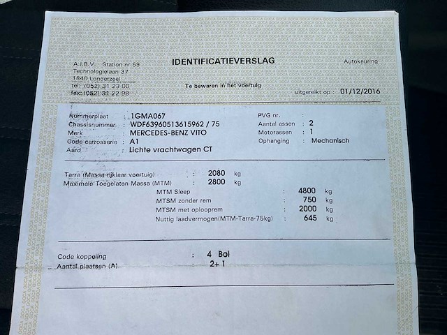 2010 mercedes-benz vito v6 facelift - afbeelding 51 van  57