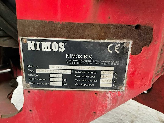 2010 nimos dm-trac 205 werktuigdrager - afbeelding 4 van  17