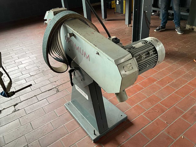 2010 optimum opti bsm 75 y100l-2 bandschuurmachine - afbeelding 4 van  9