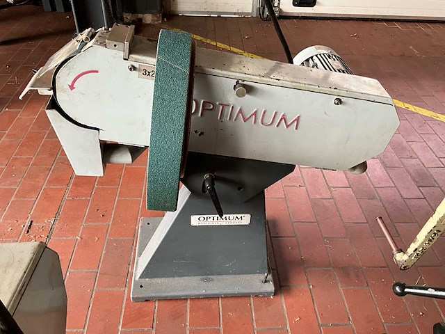 2010 optimum opti bsm 75 y100l-2 bandschuurmachine - afbeelding 5 van  9