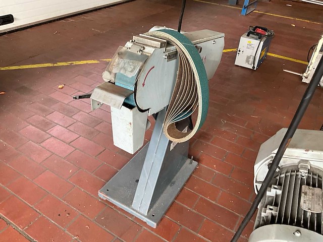 2010 optimum opti bsm 75 y100l-2 bandschuurmachine - afbeelding 6 van  9