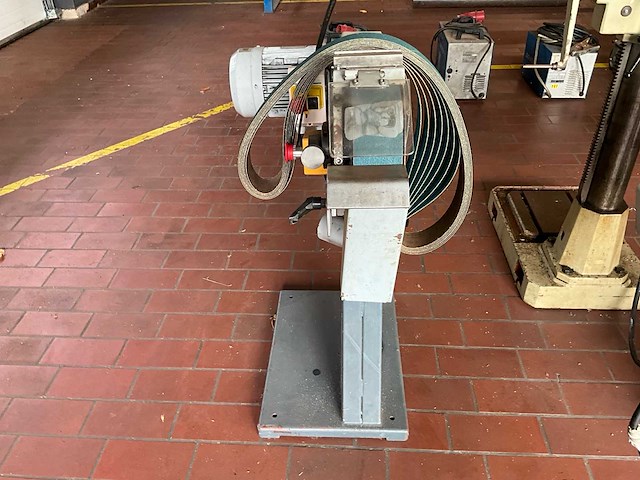 2010 optimum opti bsm 75 y100l-2 bandschuurmachine - afbeelding 7 van  9