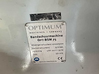 2010 optimum opti bsm 75 y100l-2 bandschuurmachine - afbeelding 9 van  9