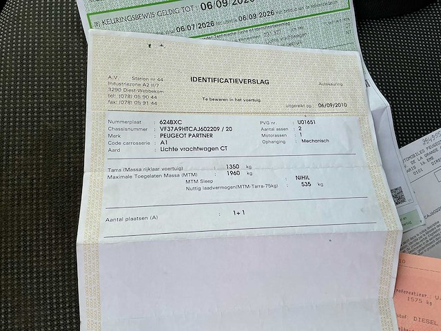 2010 peugeot partner - afbeelding 20 van  20