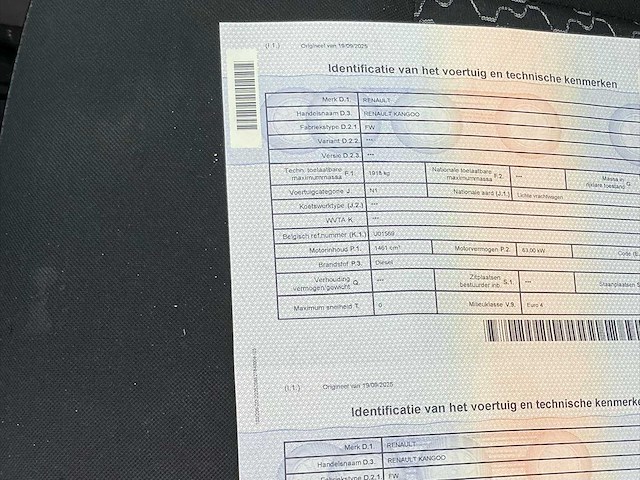 2010 renault kangoo lichte vracht personenauto - afbeelding 20 van  32
