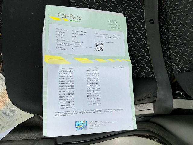 2010 renault kangoo lichte vracht personenauto - afbeelding 25 van  32