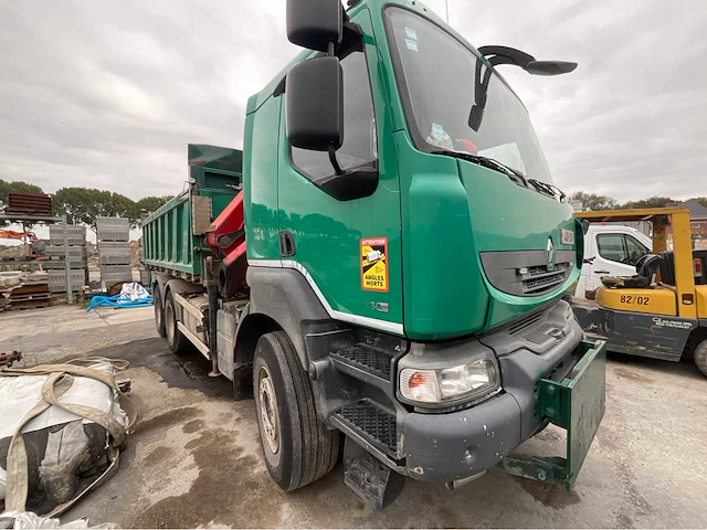 2010 renault kerax 430 vrachtwagenkraan - afbeelding 32 van  33