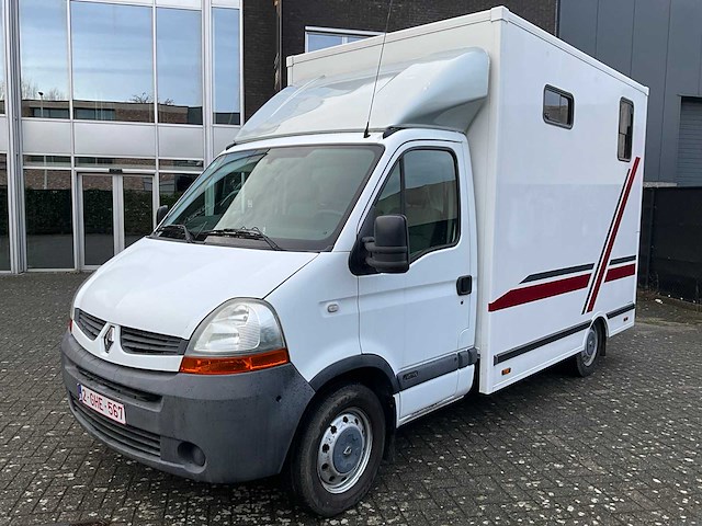 2010 renault master paardenwagen - 2.5 dci 120 pk - 685kg laadvermogen - afbeelding 1 van  54
