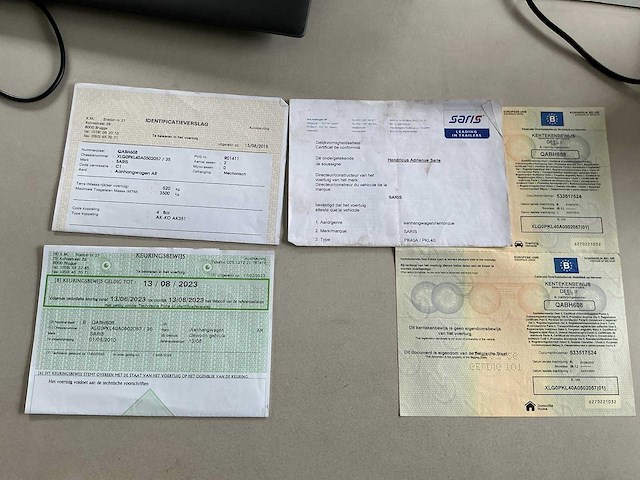 2010 saris pk40a kiepaanhangwagen - afbeelding 1 van  4