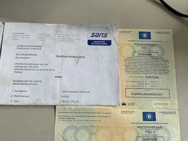 2010 saris pk40a kiepaanhangwagen - afbeelding 2 van  4