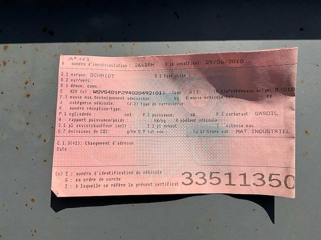 2010 schmidt cleango 400 straatveegmachine - afbeelding 33 van  40