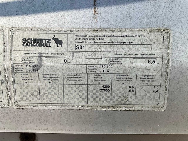 2010 schmitz s01 schuifzijloplegger - afbeelding 20 van  35