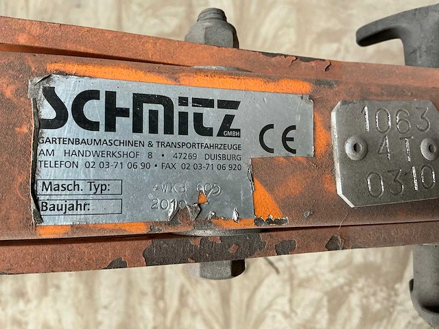 2010 schmitz wkb605 onkruidborstelmachine - afbeelding 8 van  8