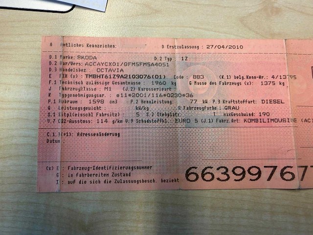 2010 skoda octavia combi 1z - stationwagen - afbeelding 18 van  28