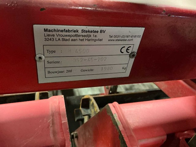 2010 steketee maxisprint m4500 zaaibedcombinatie - afbeelding 10 van  17