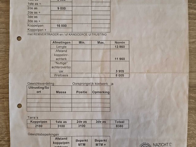 2010 system trailers oplegger 34t - xl - afbeelding 32 van  33