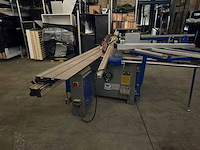 2010 tendotools tt45/3200t tendotools tt45/3200t formaatzaag / paneelzaag met roltafel en voorritser - afbeelding 2 van  5