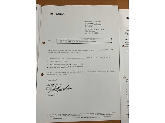 2010 terex cbr26 plus torenkraan - afbeelding 29 van  40