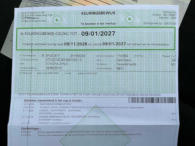 2010 toyota aygo personenauto - afbeelding 16 van  25