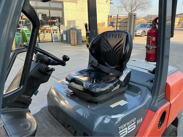 2010 toyota fsv e911a 3.5t vorkheftruck - afbeelding 10 van  15