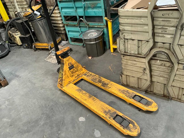 2010 tvh hand hydraulische palletwagen met weegfunctie - afbeelding 1 van  5