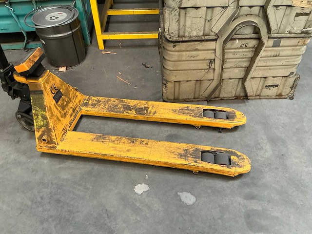 2010 tvh hand hydraulische palletwagen met weegfunctie - afbeelding 2 van  5