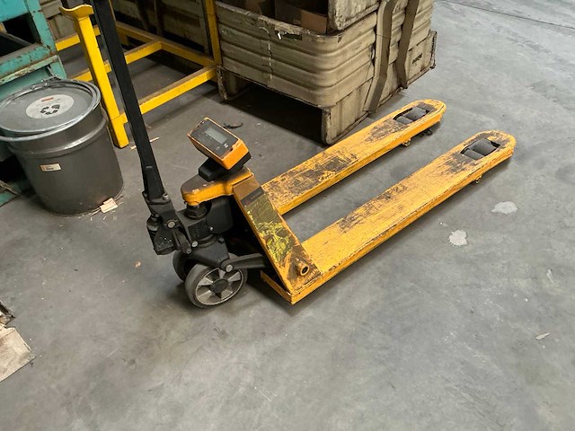 2010 tvh hand hydraulische palletwagen met weegfunctie - afbeelding 3 van  5