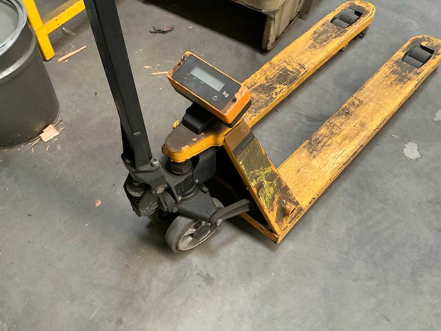 2010 tvh hand hydraulische palletwagen met weegfunctie - afbeelding 3 van  4
