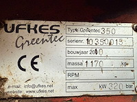 2010 ufkes greentec 350 hydraulische knipper/knotten - afbeelding 5 van  5